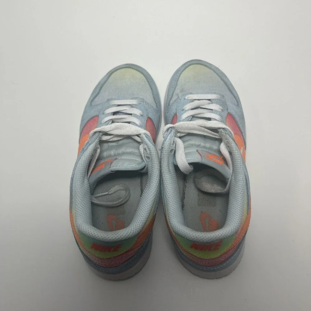 Nike‎ Dunk Low 'Heat Map' (PS) Sz 2.5Y, Women's Sz 4 Glacier Blue HF4789-474